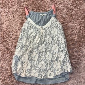 Lace tank top